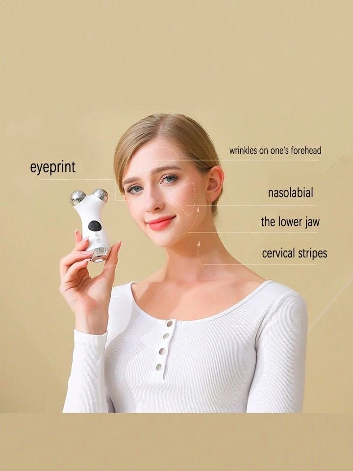 Rechargeable V Shape Face Roller, Portable Facial Toning Device, Electric Face Massager Rechargeable V Shape Face Roller, Portable Facial Toning Device, Electric Face Massager